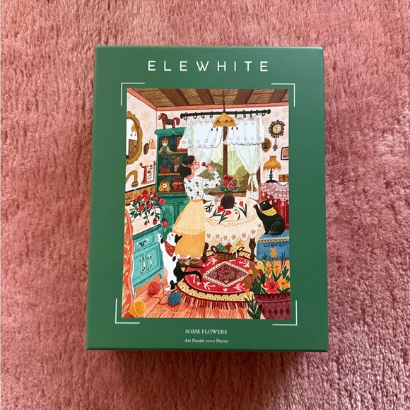 Elewhite Some Flowers 1000 Piece Puzzle - Picture 3 of 6